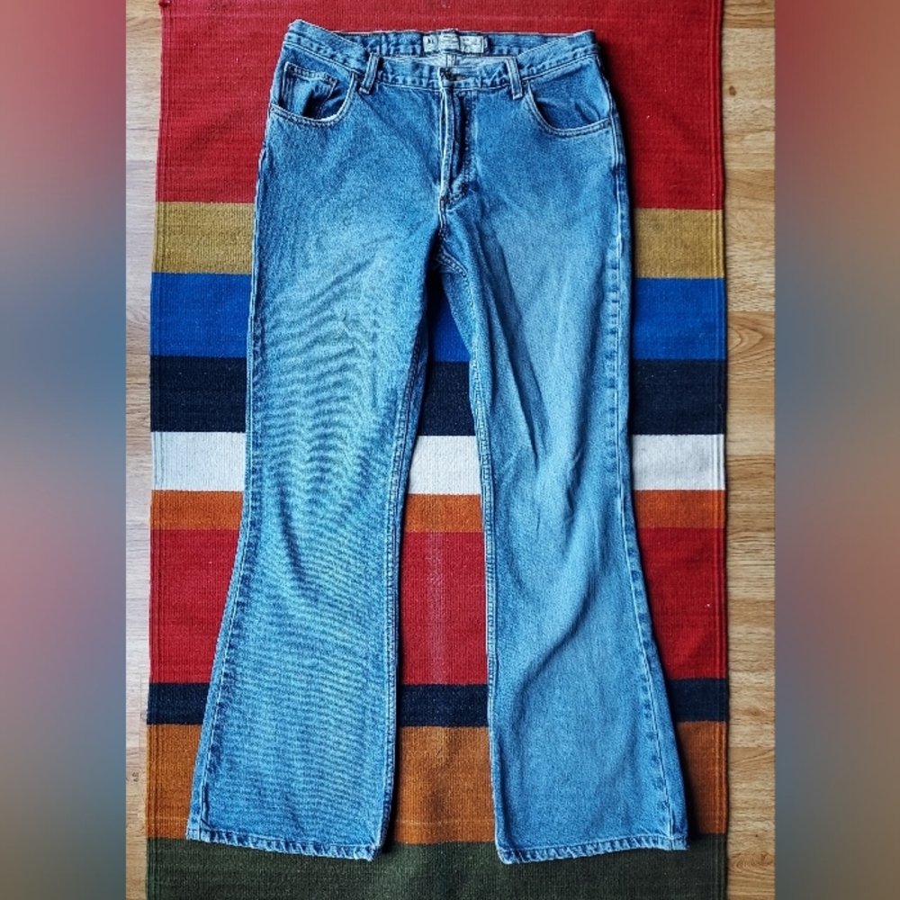 Vintage American Eagle Flared Jeans Size 10 Long